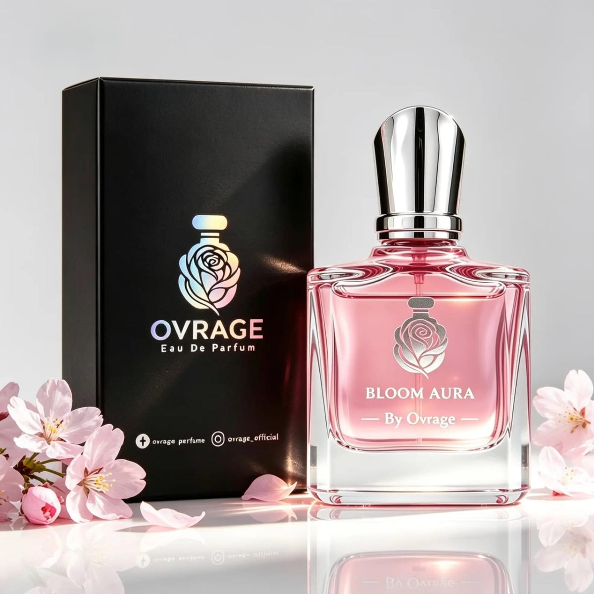 Bloom Aura 50ml floral perfume by OVRAGE