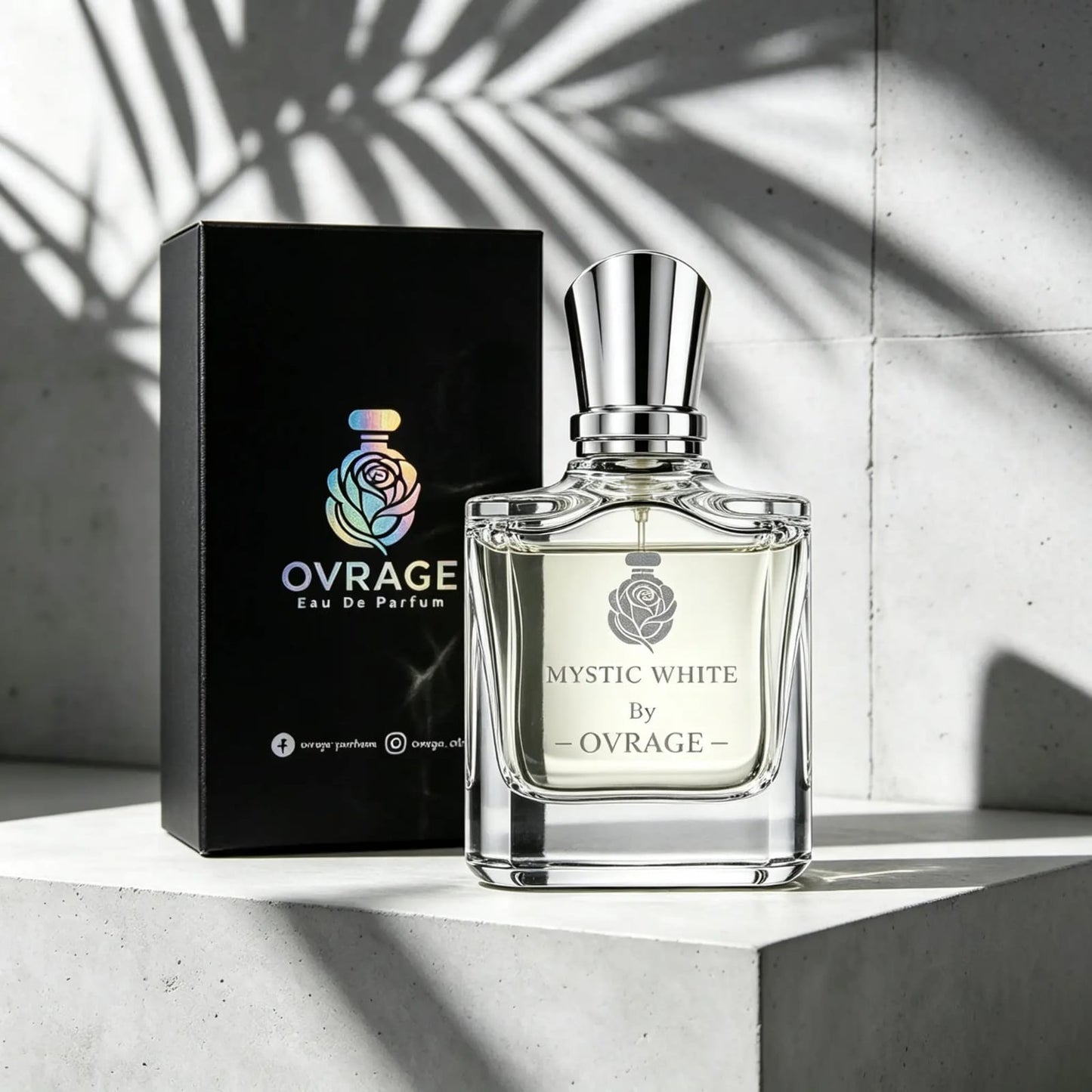 Mystic White 50ml musky perfume by OVRAGE