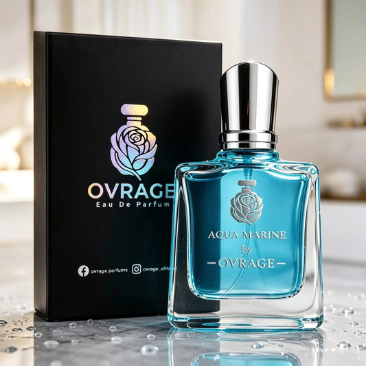 Aquamarine 50ml fresh aquatic perfume by OVRAGE