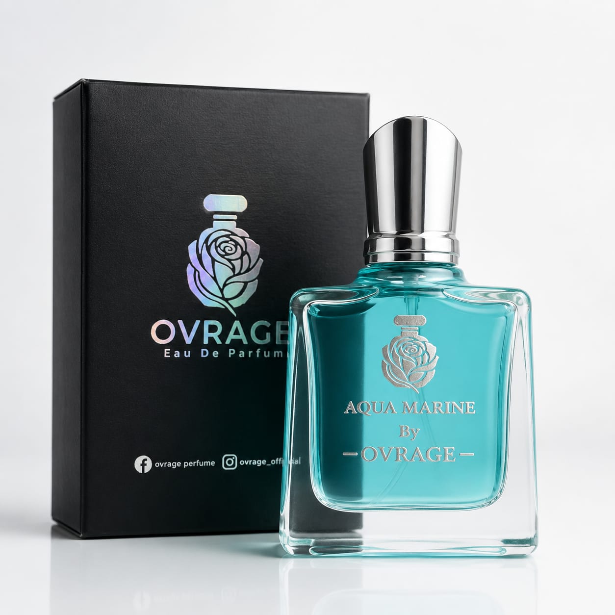 OVRAGE Aqua Marine Eau De Parfum 50ml with luxury packaging