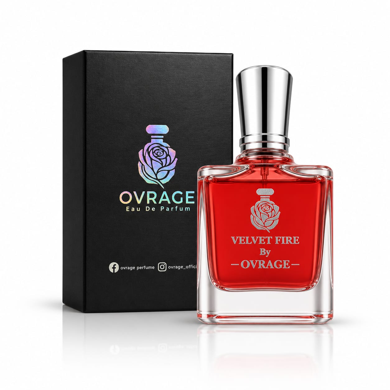 OVRAGE Velvet Fire Eau De Parfum 50ml with luxury packaging