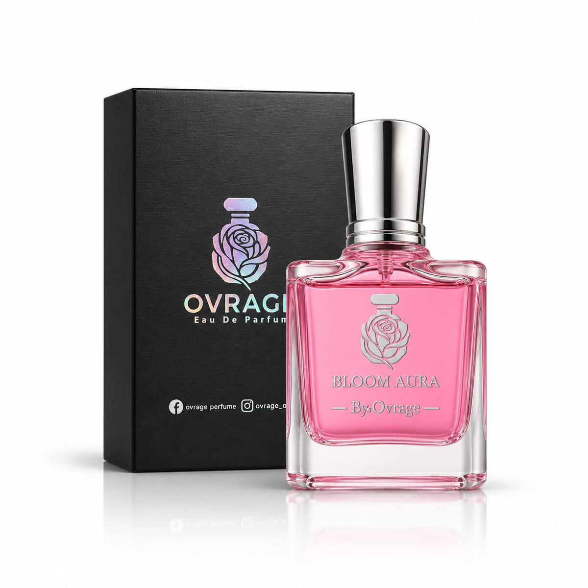 OVRAGE Bloom Aura Eau De Parfum 50ml with luxury packaging