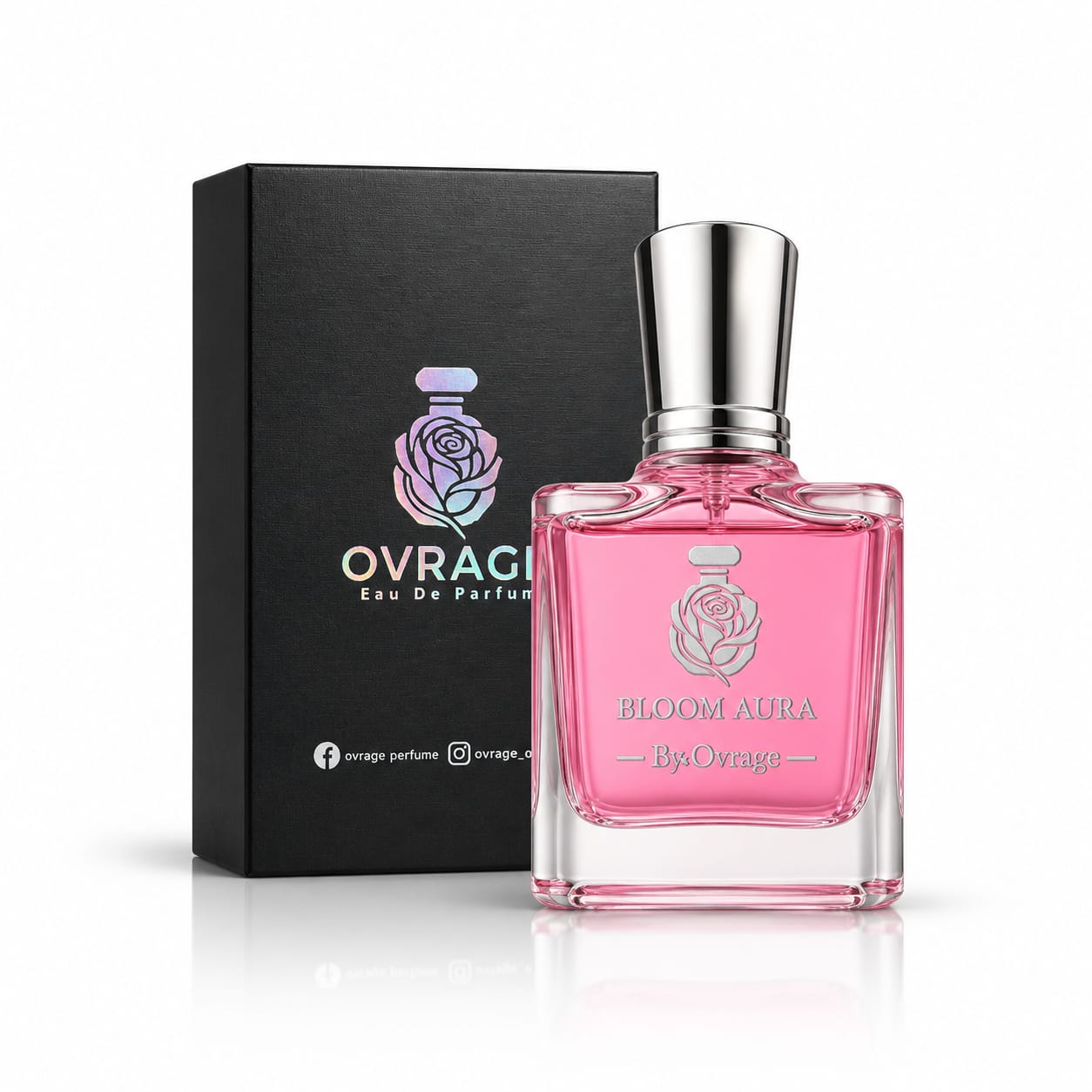 OVRAGE Bloom Aura Eau De Parfum 50ml with luxury packaging